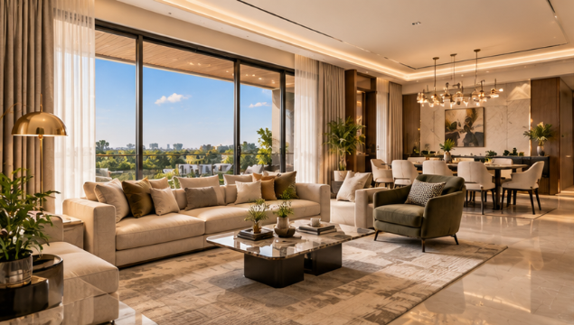 Premium contemporary interiors at Zivaya Floors